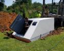 Placing a storm shelter