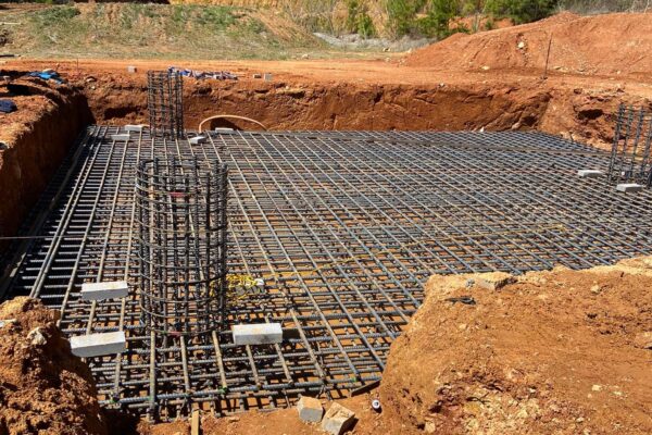 building pad construction